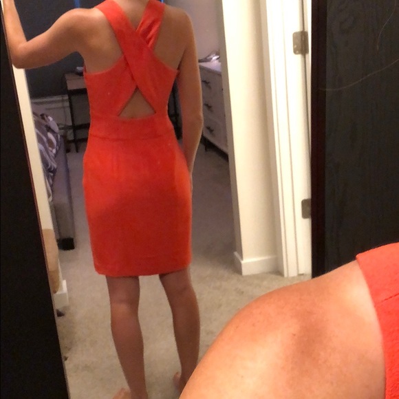 Banana Republic coral colored dress - Picture 2 of 7